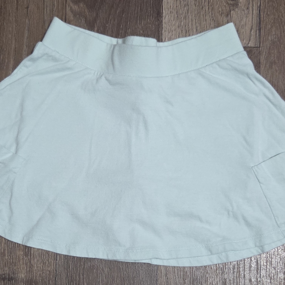 Light Blue Girl's Skort, With Pockets!
